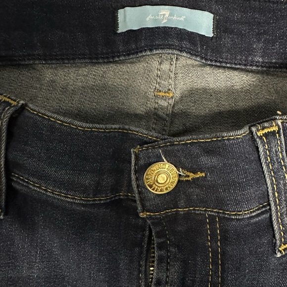 7 For All Mankind Indigo Denim Jeans - Picture 2 of 4